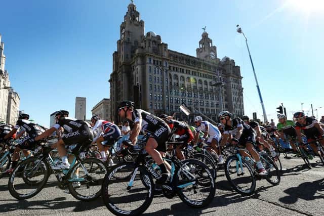 The world-famous Royal Liver Building is now sporting a 'for sale' sign. Picture: Alex Livesey/Getty Images