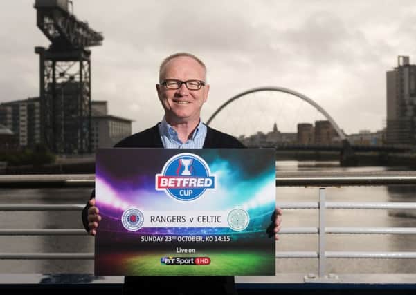 Alex McLeish promotes the BetFred League Cup semi-final. The former Rangers manager says current Ibrox boss Mark Warburton must carry out his post-match duties.