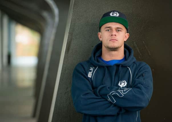 Lewis Tierney is part of the Scotland rugby league squad training at 
Heriot-Watt Universitys Oriam 
high-performance  centre. Picture: Ian Georgeson.