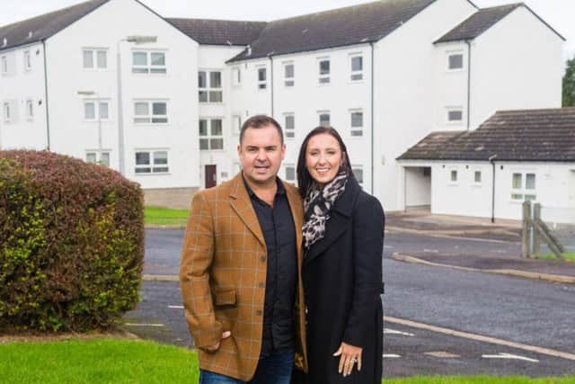 Husband and wife team Graeme and Leanne Carling at Alloway Halls. Picture: Contributed