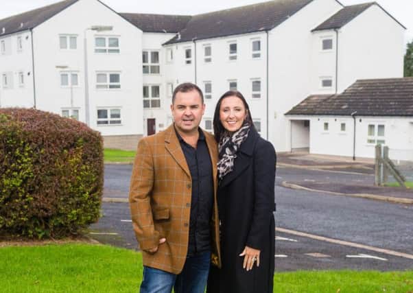 Husband and wife team Graeme and Leanne Carling at Alloway Halls. Picture: Contributed