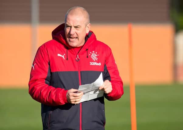 Rangers manager Mark Warburton has defended his tactics in last month's 5-1 defeat by Celtic. Picture: Kirk O'Rourke.