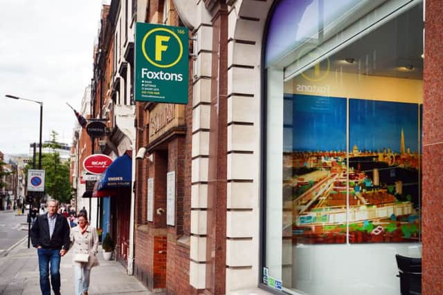 Foxtons suffered a 34% drop in income from property sales. Picture: John Stillwell/PA Wire