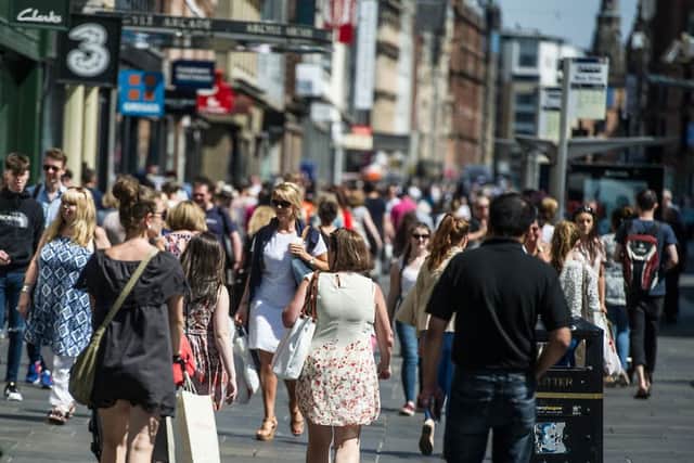 The mild weather dented demand for winter clothing last month. Picture: John Devlin