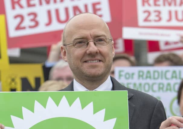 Green leader Patrick Harvie will warn the SNP they could lose the supoort of the Greens.
Picture: Ian Rutherford
