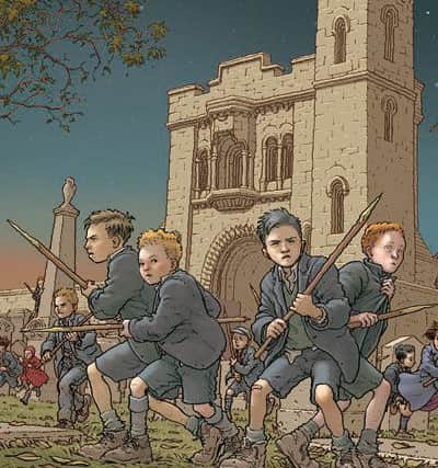 The Gorbals Vampire heads to Glasgow this Halloween weekend. Illustration: Frank Quitely