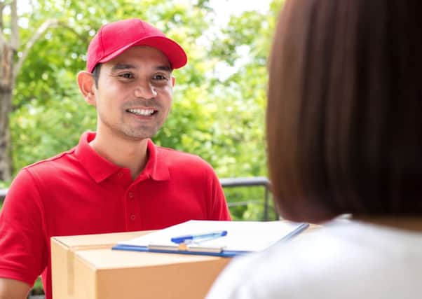 As the frequency of letter-sending declines, online shopping has kept the postal service busy by sparking an increase in the number of parcels delivered.