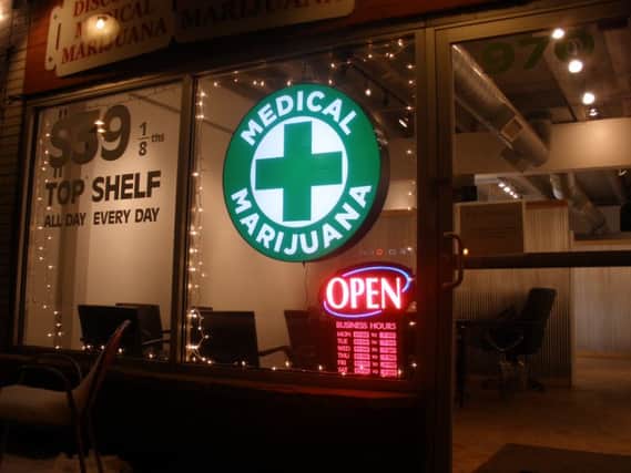 A store selling medical cannabis in Denver, Colorado. SNP delegates have backed a motion in support of the drug being used for medical conditions. Picture: Wikicommons