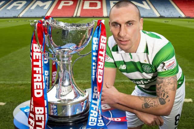 Celtic captain Scott Brown ahead of the semi-final. Picture: SNS