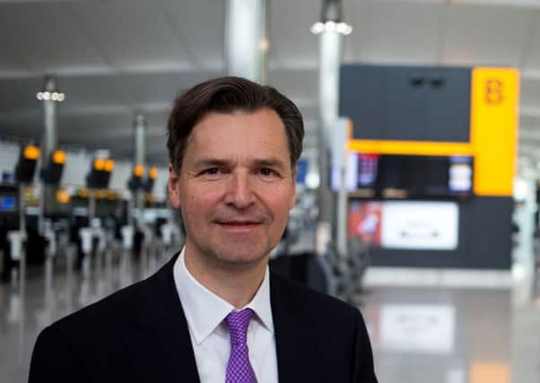 Heathrow boss John Holland-Kaye said there was 'no political reason' not to press ahead with a third runway at the airport. Picture: Steve Parsons/PA Wire