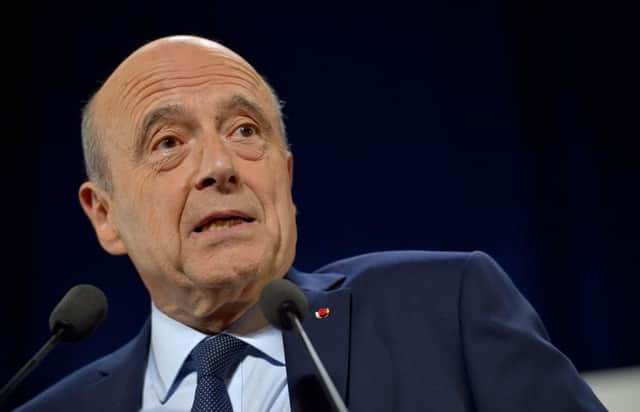 Alain Juppe, French presidential candidate. Picture:  AFP PHOTO / LOIC VENANCELOIC VENANCE/AFP/Getty Images