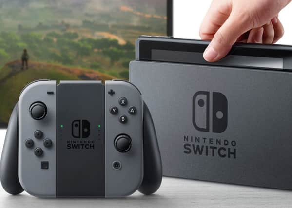 Nintendo's Switch console will be released in March. Picture: Contributed