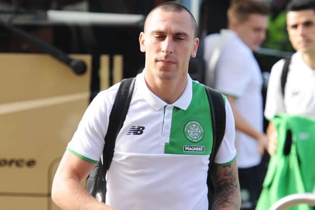 Celtic captain Scott Brown wants to take it a game at a time. Picture: John Devlin