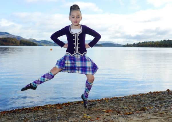 Eight-year-old Eilidh Gammons recently won seven Highland dancing championships in  just 17 days. Picture: SWNS
