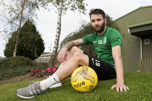 James Keatings is convinced it is just a matter of time before the Hibs goals are flowing again. Picture: SNS.