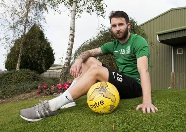 James Keatings is convinced it is just a matter of time before the Hibs goals are flowing again. Picture: SNS.