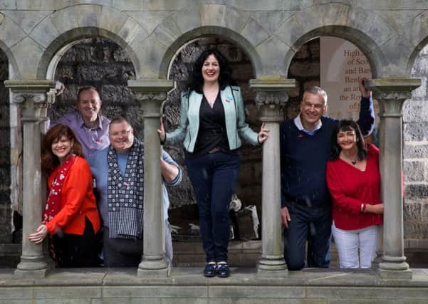 Paisley 2021 bid director Jean Cameron (centre) and her team. Picture:  Stuart Wallace