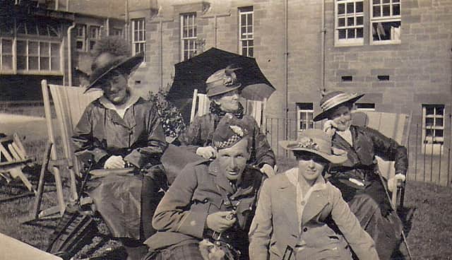 A First World War soldier recovering from his wounds at Bangour Hospital, West Lothian. Picture: contributed