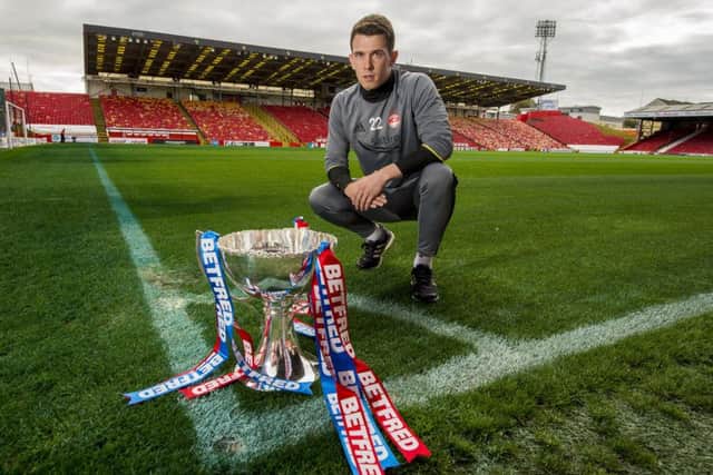 Aberdeen's Ryan Jack has recovered from a knee injury and is in line to face Morton in Saturday's League Cup semi-final. Picture: SNS