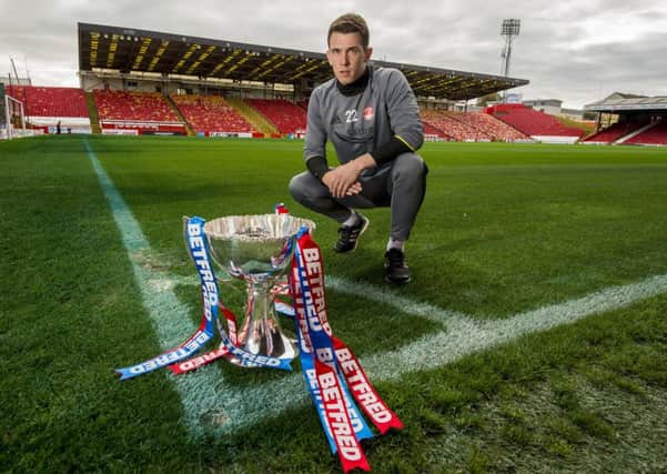Aberdeen's Ryan Jack has recovered from a knee injury and is in line to face Morton in Saturday's League Cup semi-final. Picture: SNS