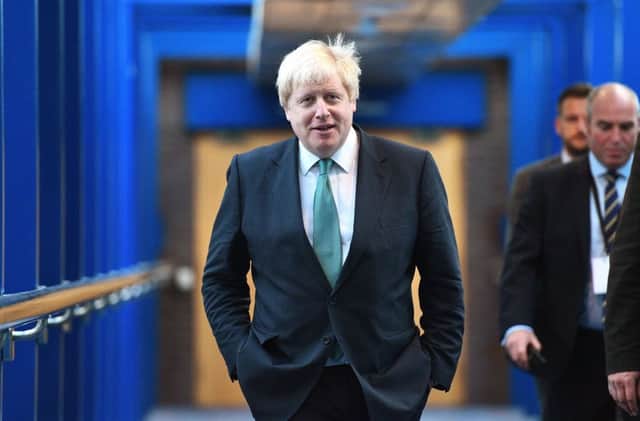 Boris Johnson, who has called for street protests against Russia. Picture: Getty