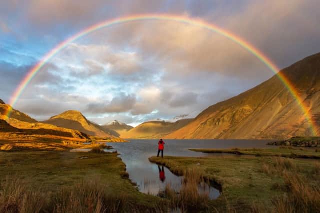 A photograph taken by Mark Gilligan of Wast Water, in Cumbria entitled Finding Gold. Picture: PA