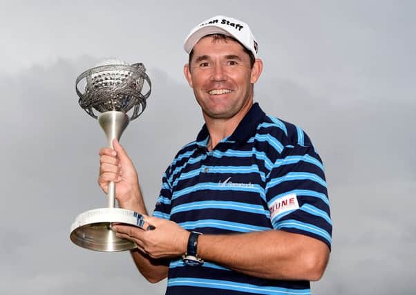 Padraig Harrington has climbed 62 spots to 97th in the world rankings on the back of winning the Portugal Masters. Picture: Getty Images