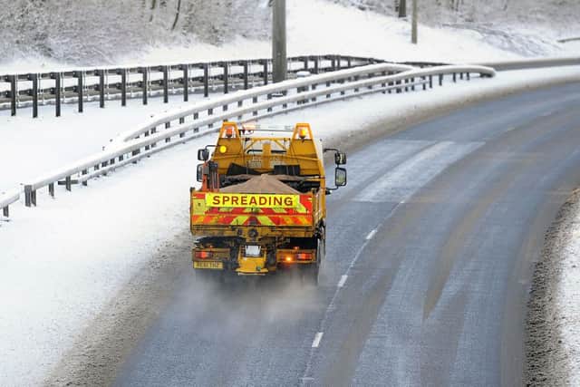 There are 208 gritting trucks operating across Scotland. Picture: Michael Gillen/JP Resell