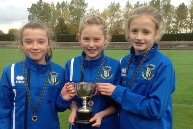 Lauren Hutchison, Freya Melrose, Melissa Turnbull of St Ninians. Picture: Contributed