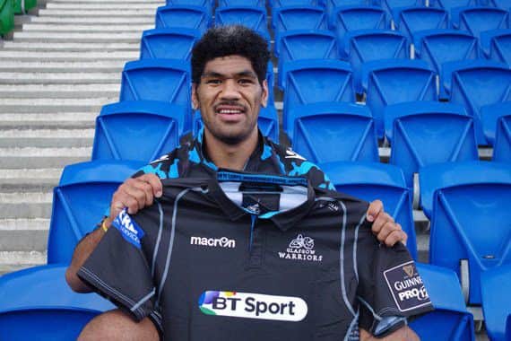 Glasgow Warriors have signed New Zealand-born second-row Brian Alainuuese from Waikato until the end of the season