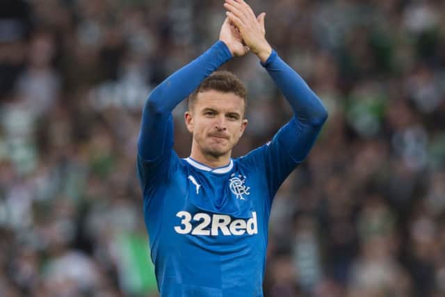 Rangers' Andy Halliday was on the losing side at Hampden on Sunday. Picture: SNS
