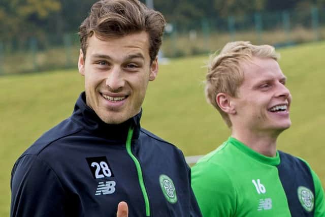 Celtic defender Erik Sviatchenko has refuted Rangers manager Mark Warburton's claim that Rangers had 'closed the gap' on his side. Picture: SNS