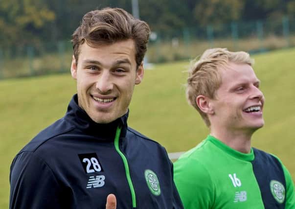 Celtic defender Erik Sviatchenko has refuted Rangers manager Mark Warburton's claim that Rangers had 'closed the gap' on his side. Picture: SNS