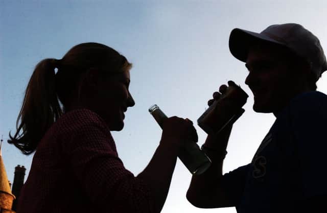 17 per cent of 15-year-olds in Scotland said they had drank alcohol in the past week. Picture: Colin Hattersley