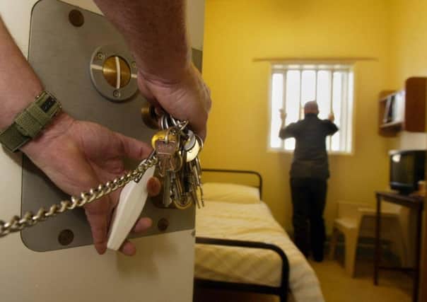 Prison population at ten year low. Picture: Paul Faith/PA Wire