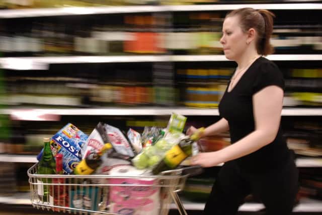 Supermarket shopper. Picture: TSPL