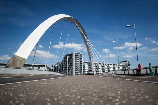 Squinty Bridge, Clyde Arc . Picture: TSPL