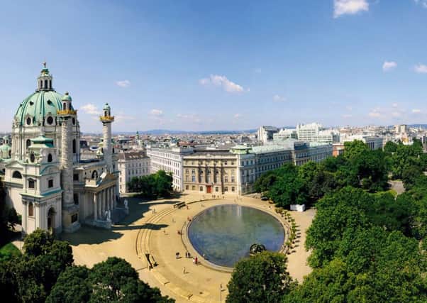 The Vienna skyline with the baroque Karlskirche in the foreground. Picture: Vienna Tourist Board