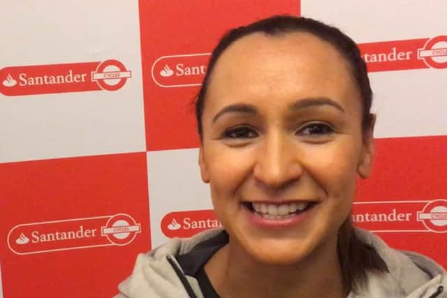 Santander UK is promoted by retired Olympic champion Jessica Ennis-Hill. Picture: Thomas Hornall/PA Wire
