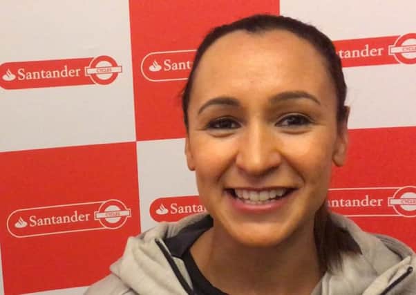 Santander UK is promoted by retired Olympic champion Jessica Ennis-Hill. Picture: Thomas Hornall/PA Wire