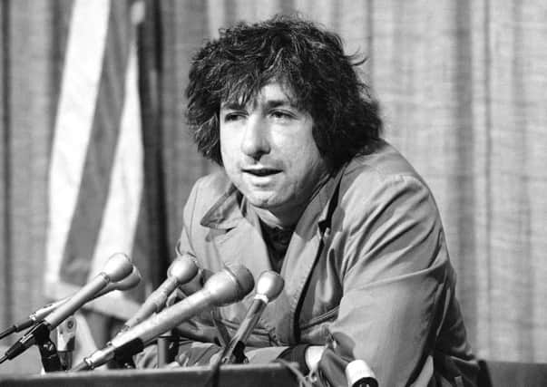 Political activist Tom Hayden photographed in 1973. Picture: AP Photo/George Brich