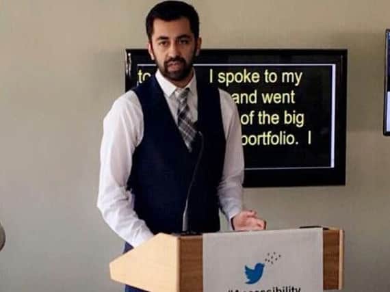 Transport minister Humza Yousaf