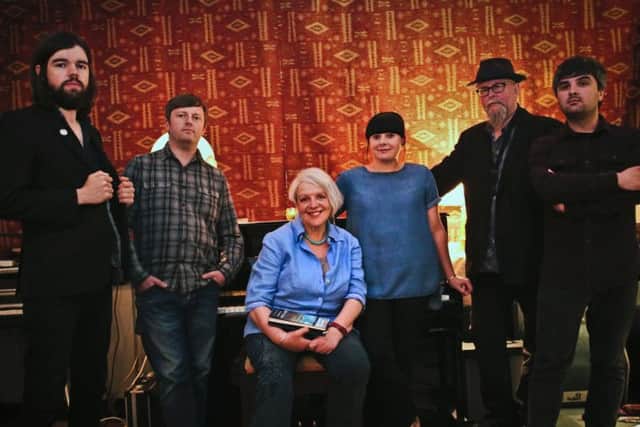 Former Scots Makar Liz Lochhead will appear with the indie outfit The Hazey James at the festival.