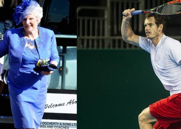 Shirley Erskine and her grandson Andy Murray