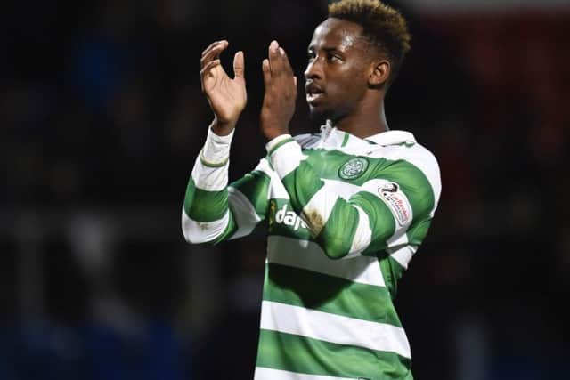 Celtic's Moussa Dembele was watched by Manchester United against Ross County. Picture: Rob Casey/SNS