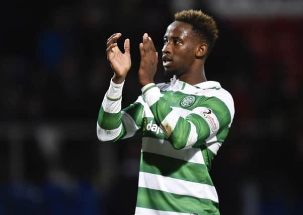 Celtic's Moussa Dembele was watched by Manchester United against Ross County. Picture: Rob Casey/SNS