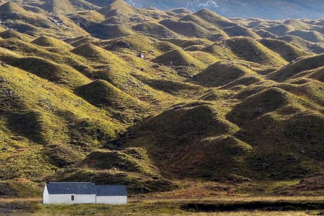 The Coire of a Hundred Knolls, Glen Torridon, inspired the gaiku Two Tongues. Photograph: Alistair Young