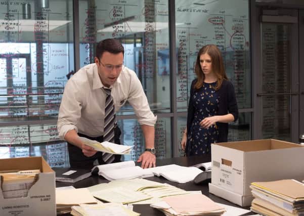 Ben Affleck and Anna Kendrick in The Accountant. PIC: Warner Bros.