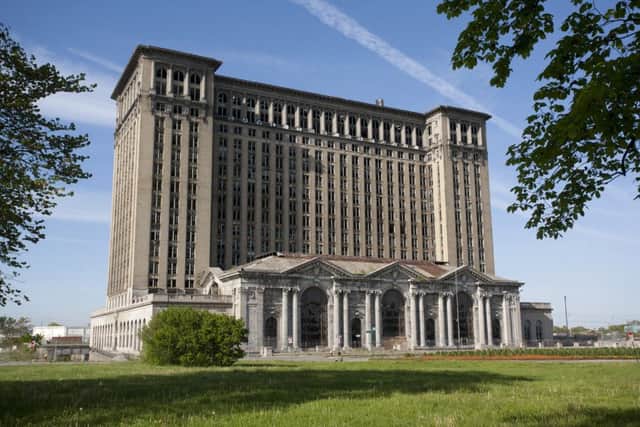 Michigan Central Station, which closed in 1988, has become a symbol of Detroit's urban decline the late 20th century. Picture: Wikicommons