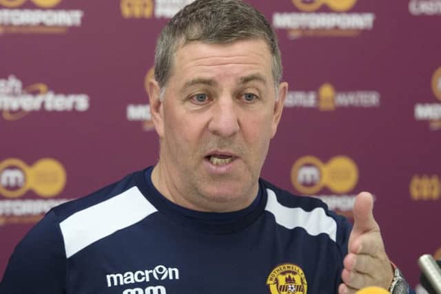 Motherwell manager and Scotland assistant Mark McGhee at his pre-match press conference. Picture: Craig Foy/SNS